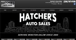 Desktop Screenshot of hatchersautosales.com